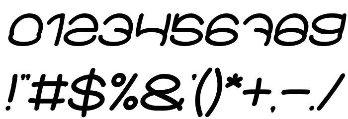 Elementary Bold Italic Font OTHER CHARS