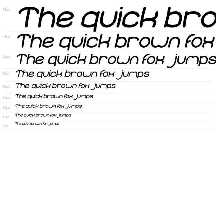 Elementary Bold Italic Waterfall