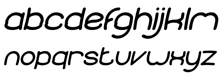 Elementary Bold Italic Font LOWERCASE