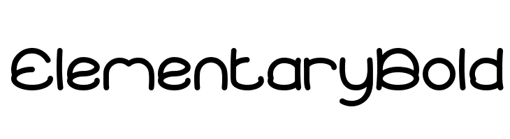 Elementary Bold  les polices de caractères gratuit tlcharger