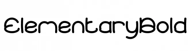 Elementary Bold  Frei Schriftart Herunterladen