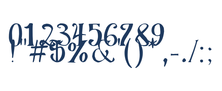 Elementary Gothic Bookhand Other Characters