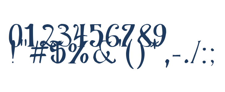 Elementary Gothic Bookhand Other Characters