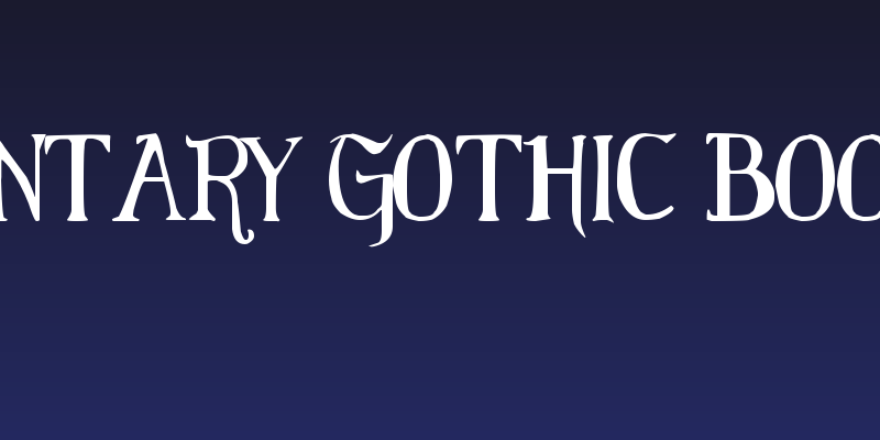 Elementary Gothic Bookhand Social Header