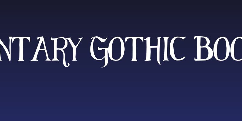 Elementary Gothic Bookhand Social Header