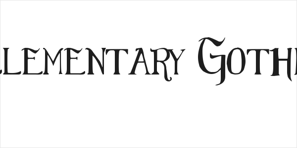 Elementary Gothic Logo