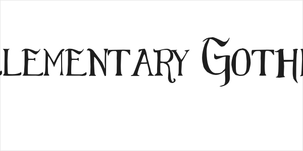 Elementary Gothic Logo