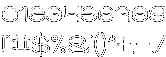 Elementary-Hollow Font OTHER CHARS