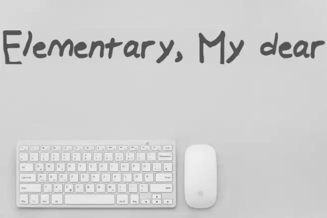 Elementary, My dear फ़ॉन्ट examples