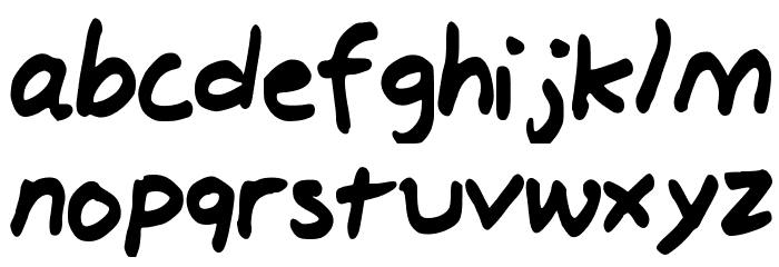 Elementary, My dear Font LOWERCASE