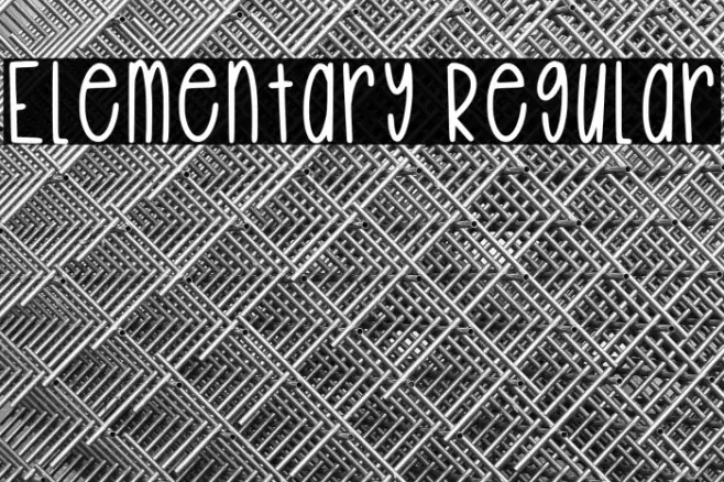 Elementary Regular Example 1