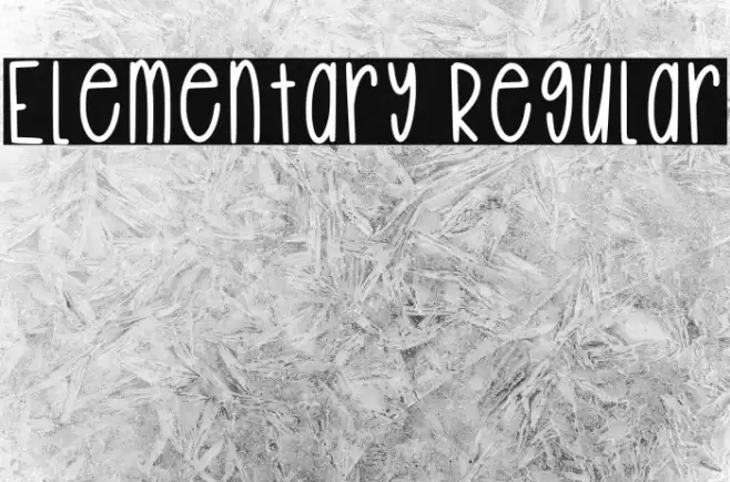 Elementary Regular Example 3