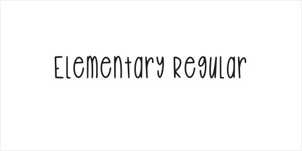 Elementary Regular Logo