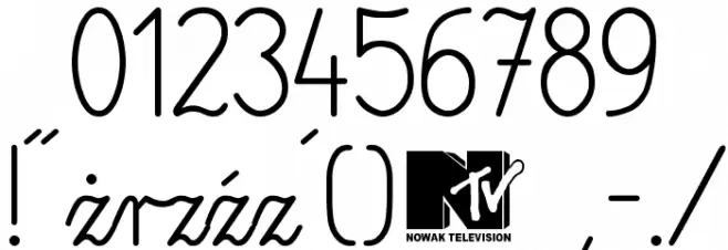 ElementarzDwa Font OTHER CHARS