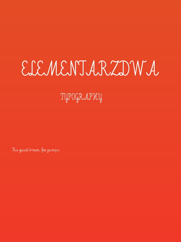 ElementarzDwa Poster