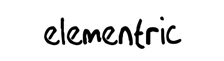 Elementric  Скачать бесплатные шрифты