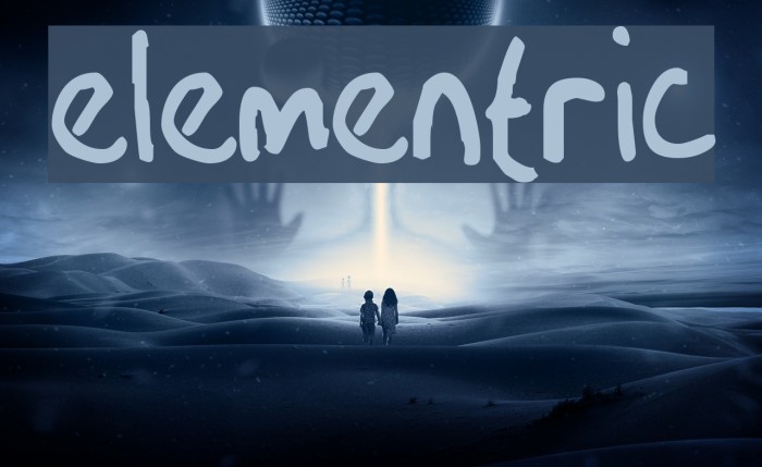 Elementric Font examples