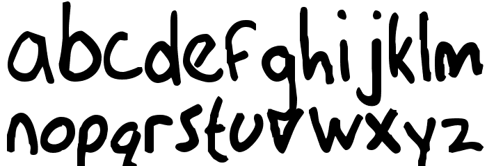 Elementric Font LOWERCASE