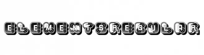 Elements Regular  font caratteri gratis
