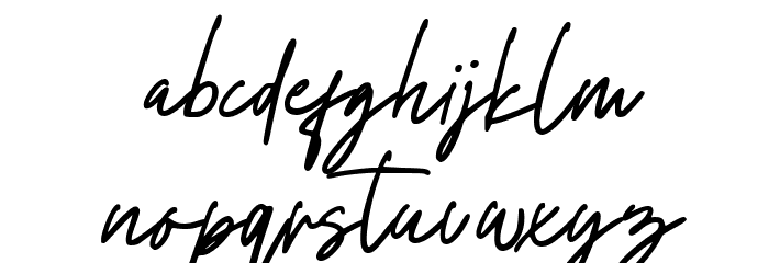 Elements Regular Font LOWERCASE