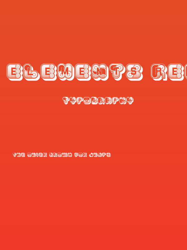 Elements Regular Poster