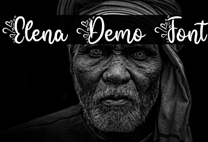 Elena Demo Font Example 2