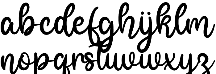 Elena Demo Font Font LOWERCASE