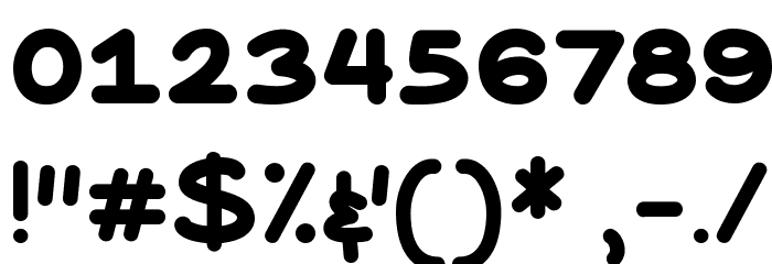 Elephant Ears Demo Font OTHER CHARS