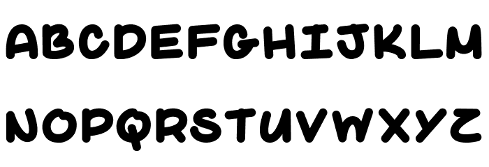 Elephant Ears Demo Font LOWERCASE