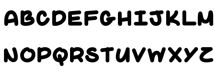 Elephant Ears Demo Font LOWERCASE