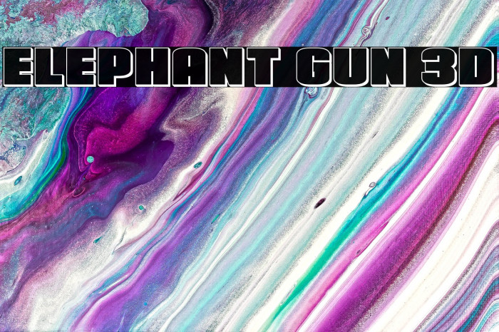 Elephant Gun 3D Example 2