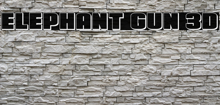 Elephant Gun 3D Example 3