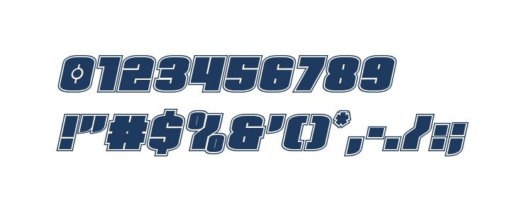 Elephant Gun Academy Italic Other Characters