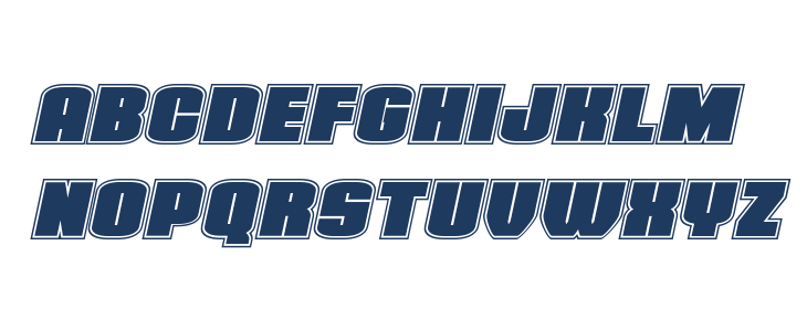 Elephant Gun Academy Italic Lowercase