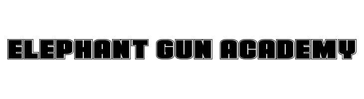 Elephant Gun Academy  免费字体下载