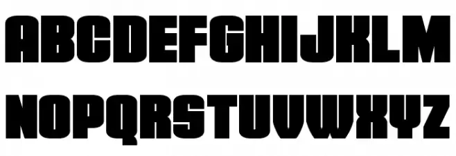 Elephant Gun Condensed Schriftart Groß