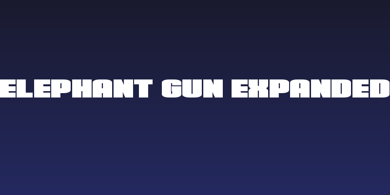 Elephant Gun Expanded Social Header