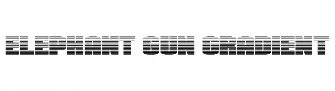 Elephant Gun Gradient  les polices de caractères gratuit tlcharger