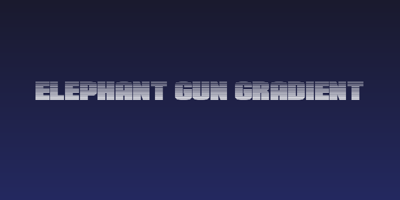 Elephant Gun Gradient Social Header