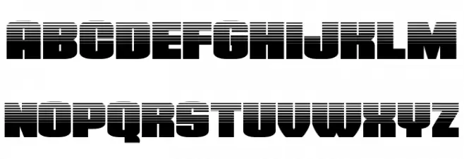 Elephant Gun Halftone Polices MINUSCULES