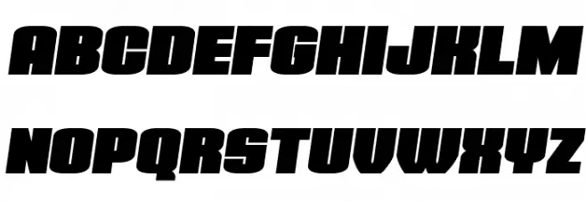 Elephant Gun Semi-Italic Schriftart Groß