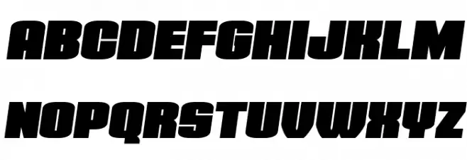 Elephant Gun Semi-Italic Fonte MINÚSCULAS