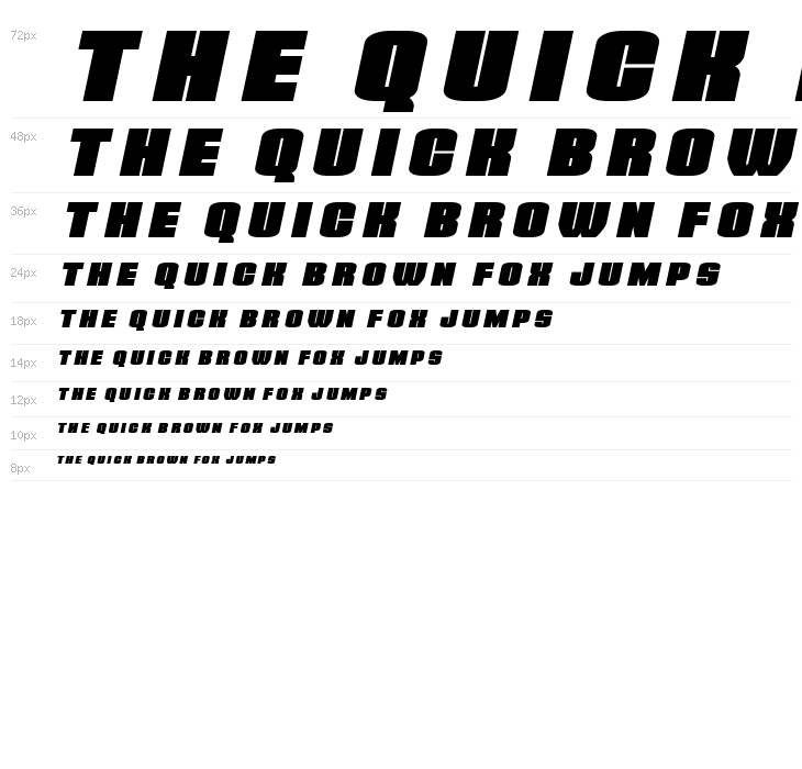 Elephant Gun Title Italic Waterfall