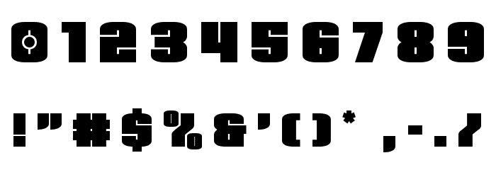 Elephant Gun Title Font OTHER CHARS
