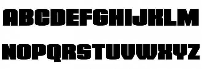 Elephant Gun Schriftart Groß