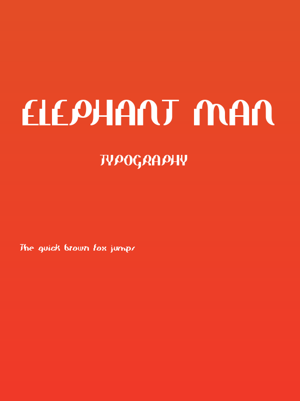 Elephant man Poster