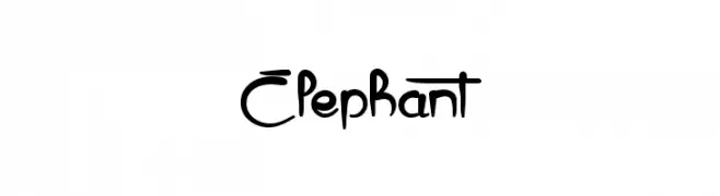 Elephant  les polices de caractères gratuit tlcharger