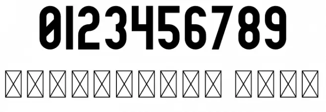 Elephant Font OTHER CHARS