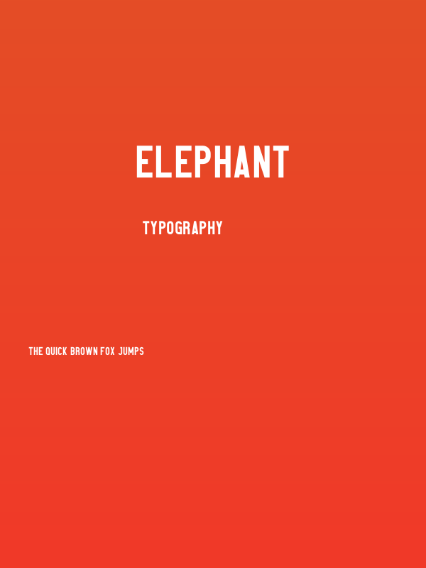Elephant Poster