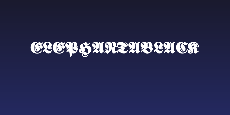 ElephantaBlack Social Header